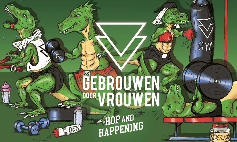 T Rex Hop and Happening Etiket